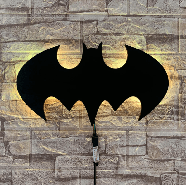 Lâmpada de Parede Estilo Batman - Vital Descontos 