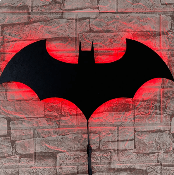 Lâmpada de Parede Estilo Batman - Vital Descontos 