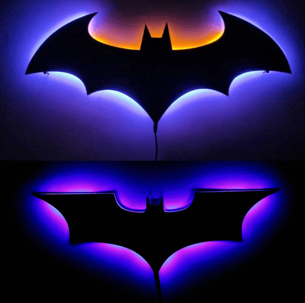 Lâmpada de Parede Estilo Batman - Vital Descontos 