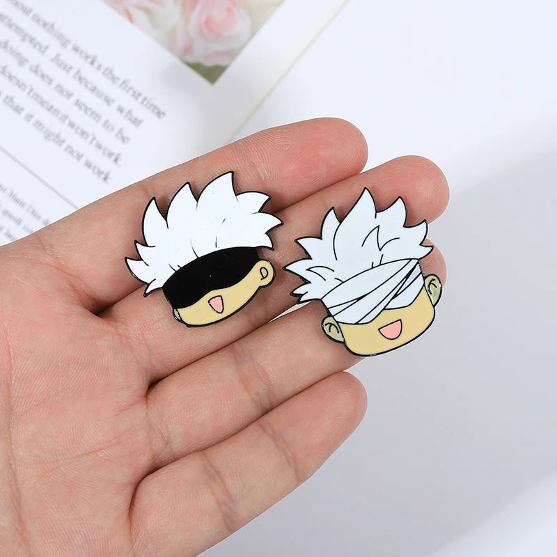 Gato Gojo - Broche de Esmalte Jujutsu Kaisen