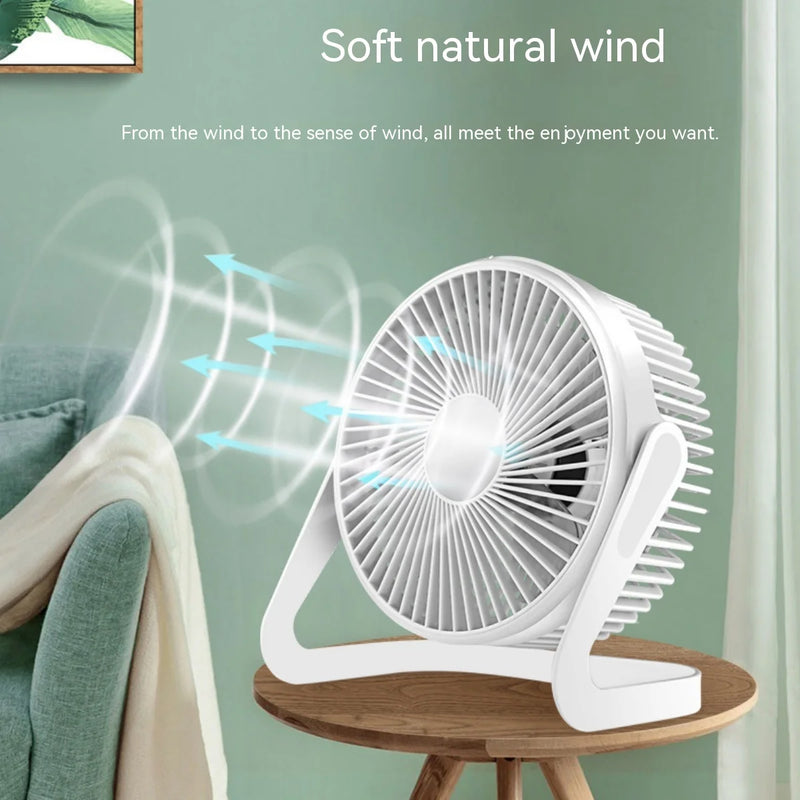 Ventilador USB de Mesa - Mini Ventilador Elétrico Portátil