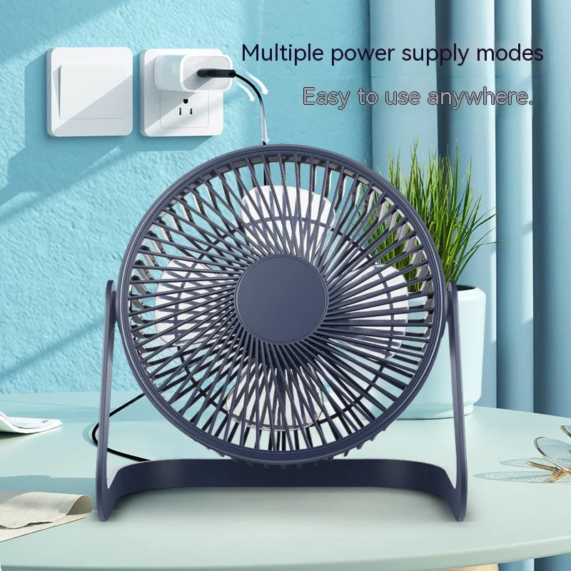 Ventilador USB de Mesa - Mini Ventilador Elétrico Portátil